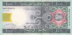 Mauretanien p13a 1000 Ouguiya 2004